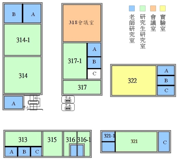 綜科館3樓地圖