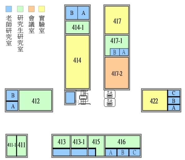 綜科館4樓地圖